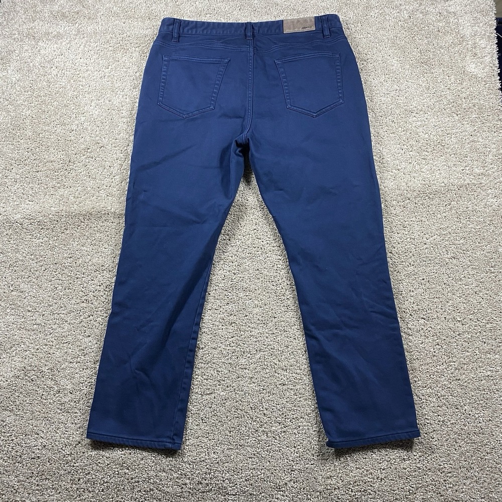johnnie-O Terry Twilight Blue 5-Pocket Straight Leg Pants JMPA1790 Mens 35x28